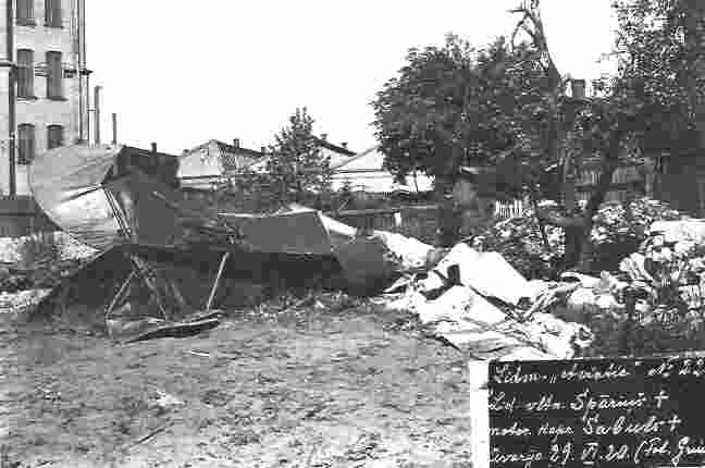 The wreckage of DVW C.V #22